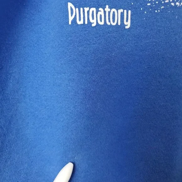 Fruit Of The Loom Blue Colorado Purgatory Double Sided Graphic Sweatshirt XL VTG - Picture 7 of 10